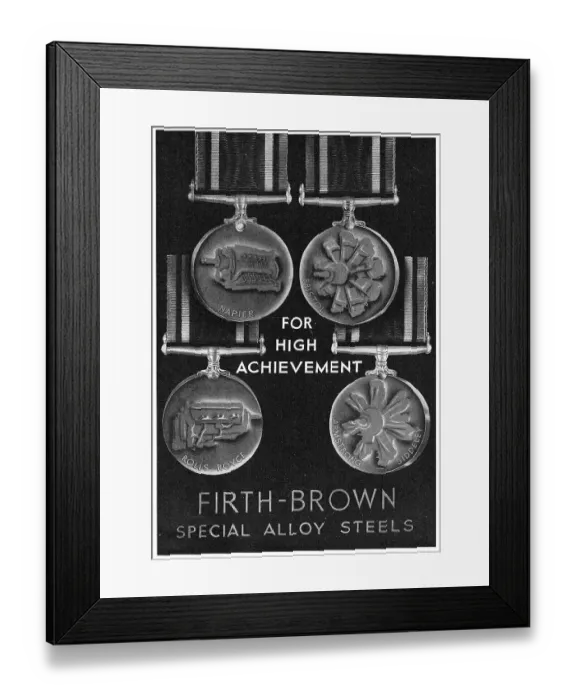 Framed Print : Firth-Brown Special Alloy Steels Framed Print : Firth-Brown Special Alloy Steels