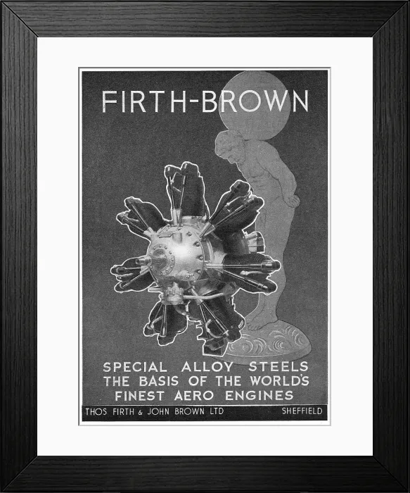 Framed Print : Firth Brown Special Alloy Steels Framed Print : Firth Brown Special Alloy Steels