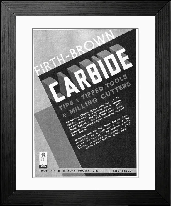 Framed Print : Firth Brown Carbide Tips & Tipped Tools Framed Print : Firth Brown Carbide Tips & Tipped Tools