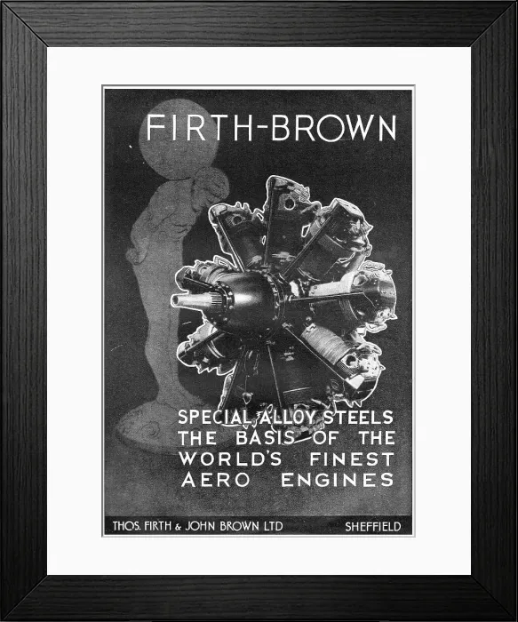 Framed Print : Firth-Brown Special Alloy Steels Framed Print : Firth-Brown Special Alloy Steels