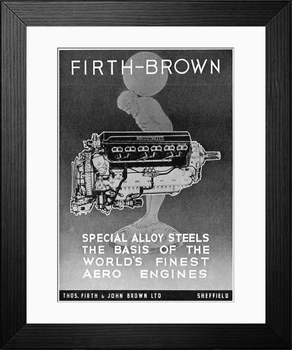 Framed Print : Firth-Brown Special Alloy Steels Framed Print : Firth-Brown Special Alloy Steels
