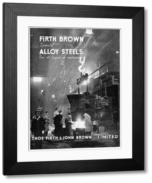 Framed Print : Firth-Brown Special Alloy Steels Framed Print : Firth-Brown Special Alloy Steels