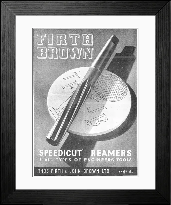 Framed Print : Firth Brown Machine Tools Speedicut Reamer Framed Print : Firth Brown Machine Tools Speedicut Reamer