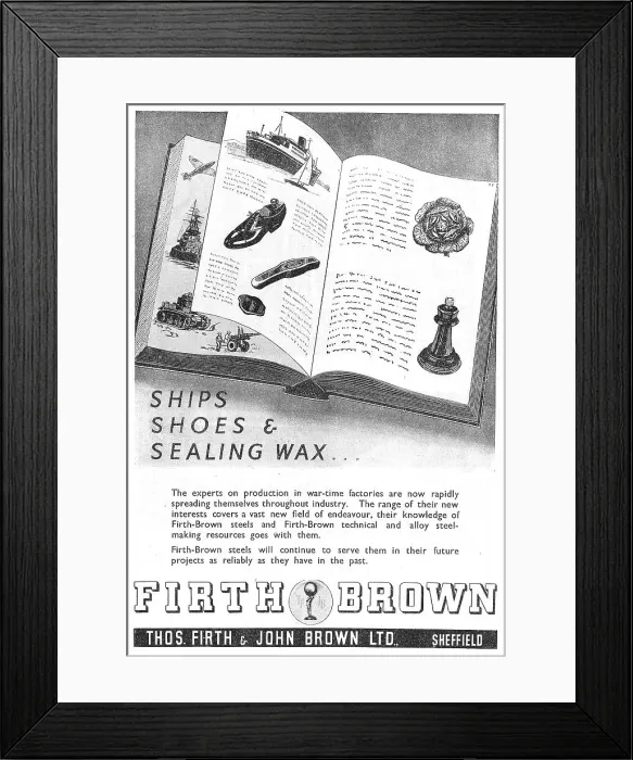 Framed Print : Firth Brown Steels Framed Print : Firth Brown Steels