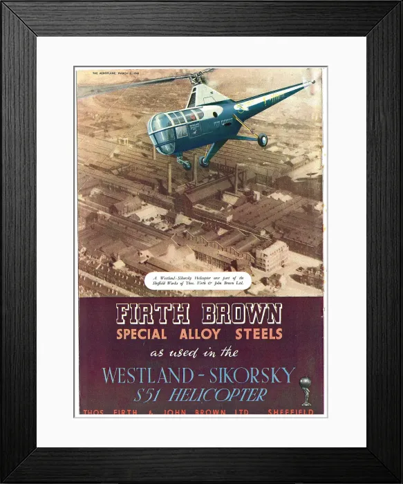 Framed Print : Firth Brown Special Alloy Steels Framed Print : Firth Brown Special Alloy Steels