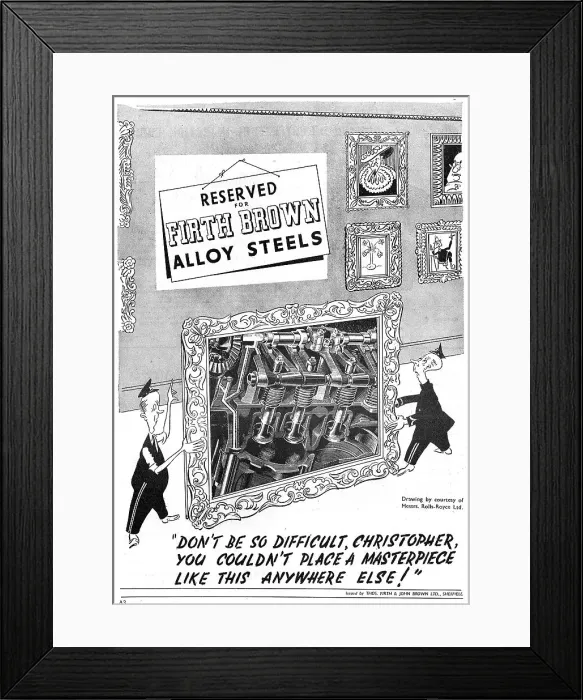 Framed Print : Firth Brown Alloy Steels Framed Print : Firth Brown Alloy Steels