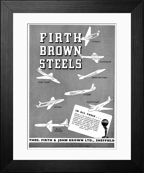 Framed Print : Firth Brown Steels Framed Print : Firth Brown Steels