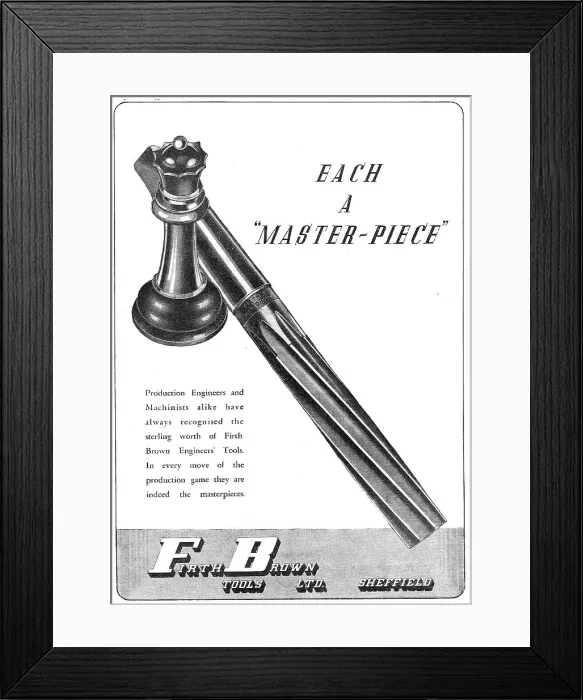 Framed Print : Firth Brown Engineers Tools - Reamers Framed Print : Firth Brown Engineers Tools - Reamers