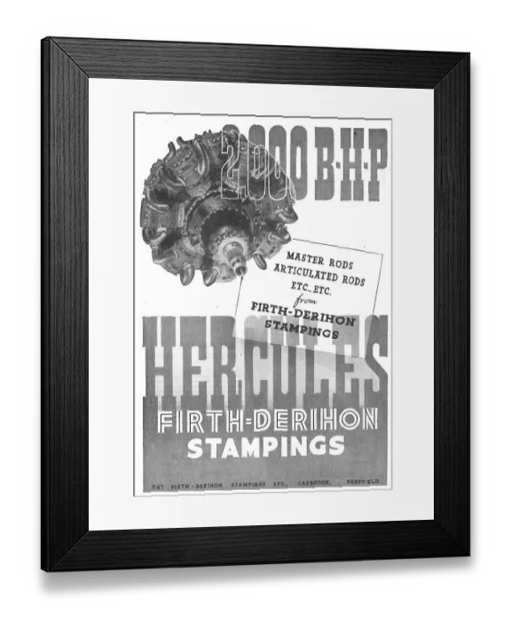 Framed Print : Firth-Derihon Stampings For Turbine Blades Framed Print : Firth-Derihon Stampings For Turbine Blades