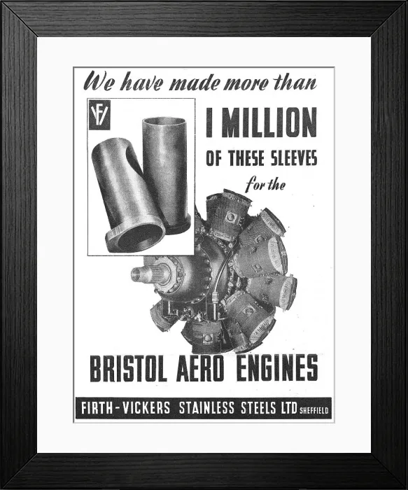 Framed Print : Firth-Vickers Steels