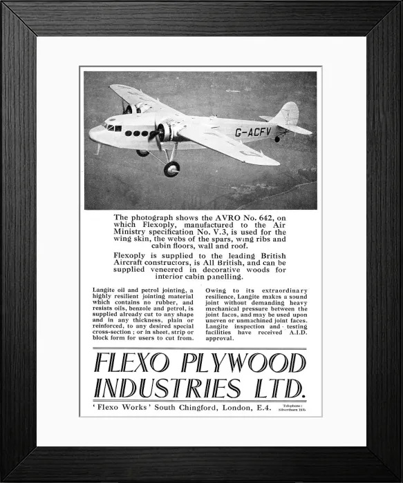 Framed Print : Flexo Flexopoly Aircraft Plywood Framed Print : Flexo Flexopoly Aircraft Plywood