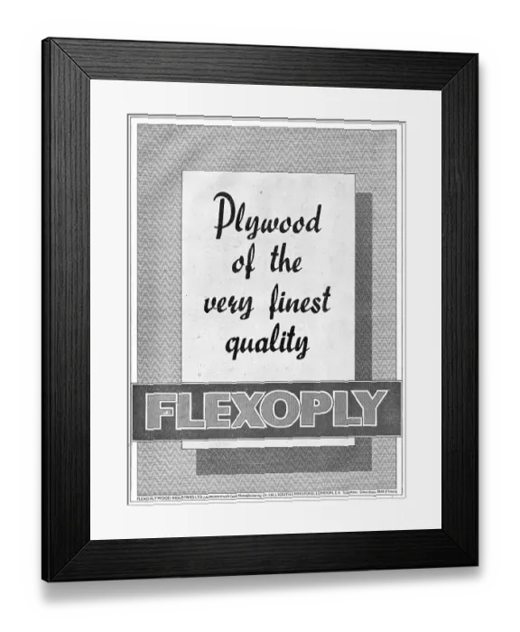 Framed Print : Flexo Flexopoly Aircraft Plywood Framed Print : Flexo Flexopoly Aircraft Plywood