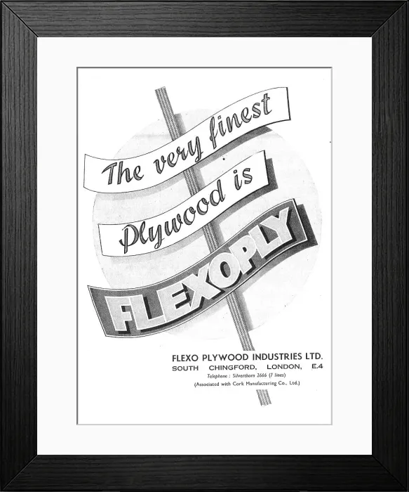 Framed Print : Flexo Flexopoly Aircraft Plywood Framed Print : Flexo Flexopoly Aircraft Plywood