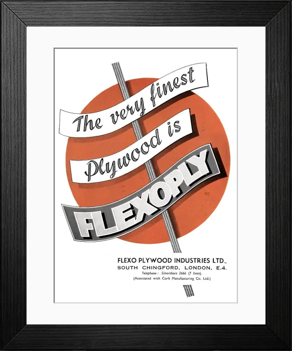 Framed Print : Flexo Flexopoly Aircraft Plywood Framed Print : Flexo Flexopoly Aircraft Plywood