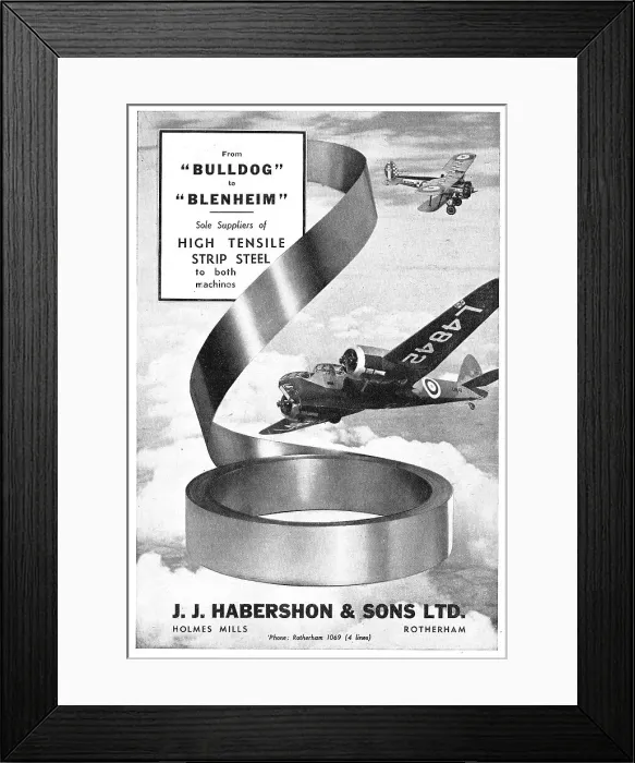 Framed Print : Habershon High Tensile Strip Steel Framed Print : Habershon High Tensile Strip Steel