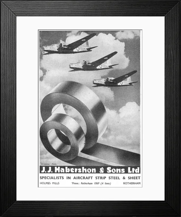 Framed Print : Habershon Strip Steel & Sheets Framed Print : Habershon Strip Steel & Sheets