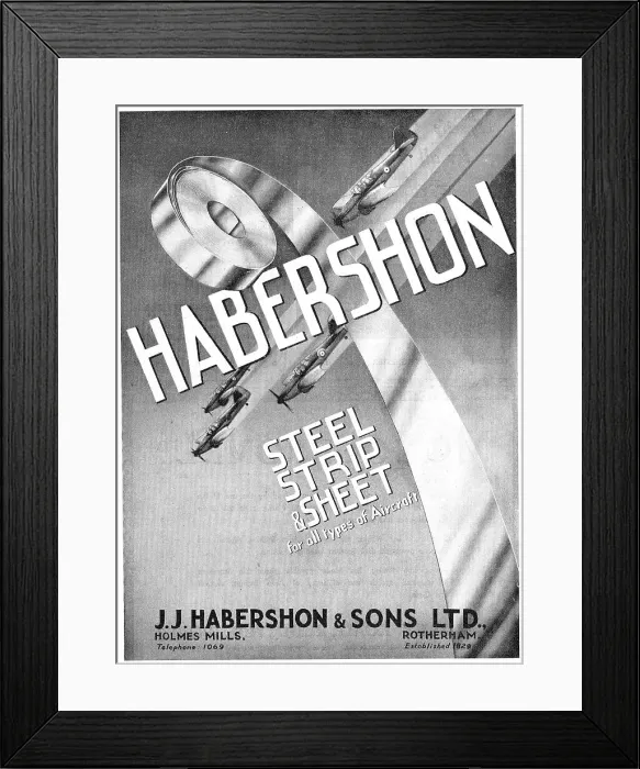 Framed Print : Habershon Strip Steel & Sheets Framed Print : Habershon Strip Steel & Sheets