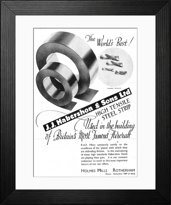 Framed Print : Habershon Strip Steel & Sheets Framed Print : Habershon Strip Steel & Sheets
