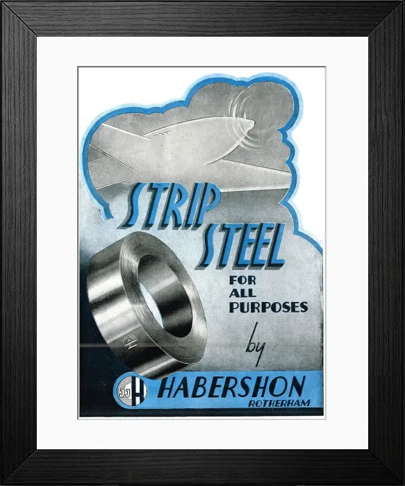 Framed Print : Habershon Strip Steel & Sheets Framed Print : Habershon Strip Steel & Sheets