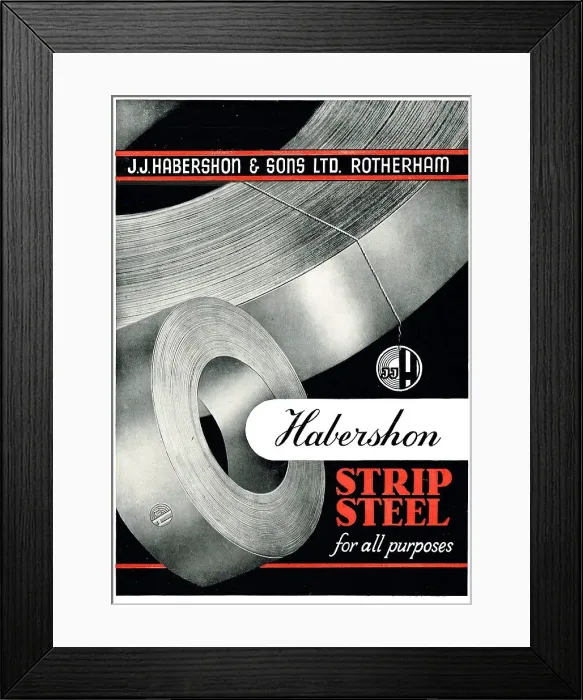 Framed Print : Habershon Strip Steel & Sheets Framed Print : Habershon Strip Steel & Sheets