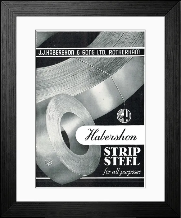 Framed Print : Habershon Strip Steel & Sheets Framed Print : Habershon Strip Steel & Sheets