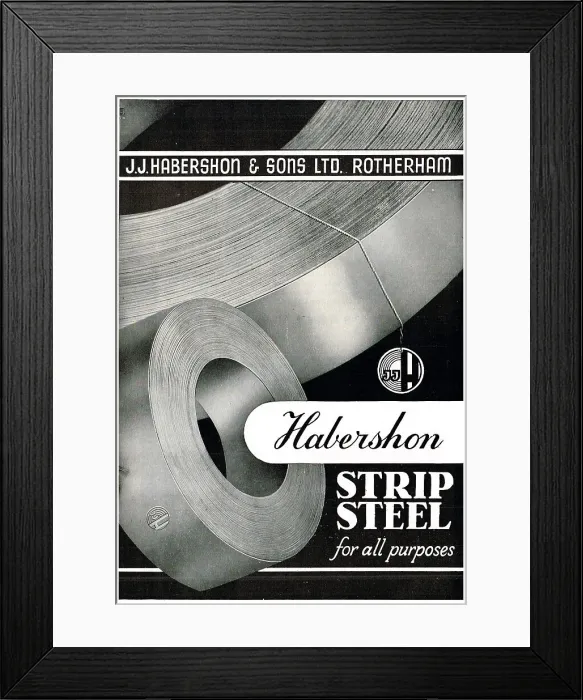 Framed Print : Habershon Strip Steel & Sheets Framed Print : Habershon Strip Steel & Sheets