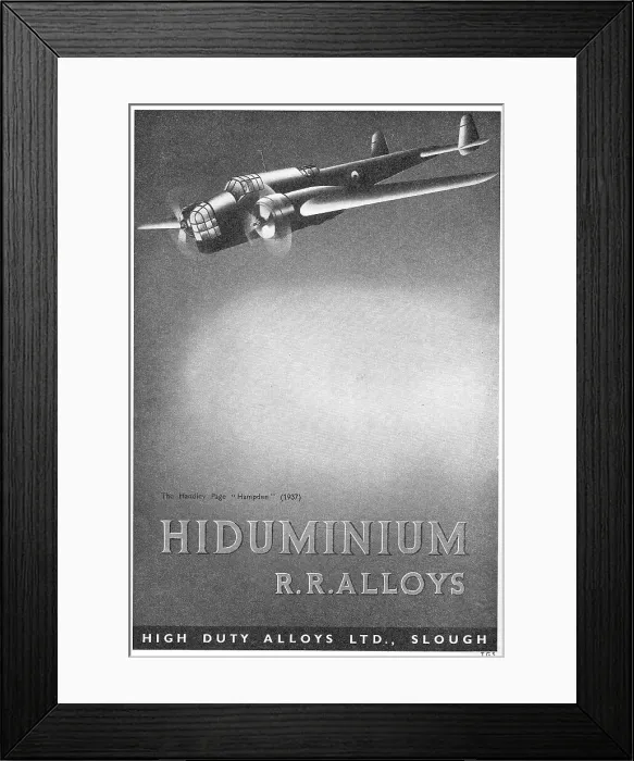 Framed Print : HDA - High Duty Alloys. Hiduminium Framed Print : HDA - High Duty Alloys. Hiduminium