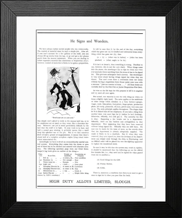 Framed Print : HDA - High Duty Alloys. Hiduminium Framed Print : HDA - High Duty Alloys. Hiduminium