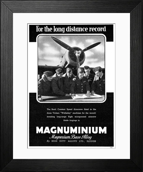 Framed Print : High Duty Alloys : HDA : Hiduminium - Magnuminium Framed Print : High Duty Alloys : HDA : Hiduminium - Magnuminium