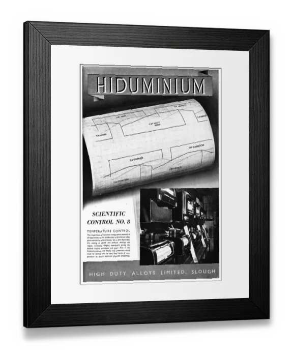 Framed Print : High Duty Alloys : HDA : Hiduminium RR Alloys - Magnuminium Framed Print : High Duty Alloys : HDA : Hiduminium RR Alloys - Magnuminium