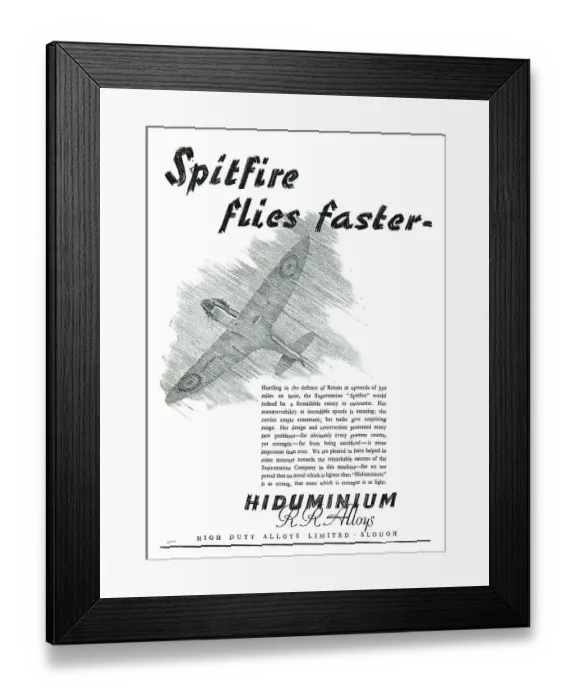 Framed Print : High Duty Alloys Hiduminium RR Alloys Framed Print : High Duty Alloys Hiduminium RR Alloys