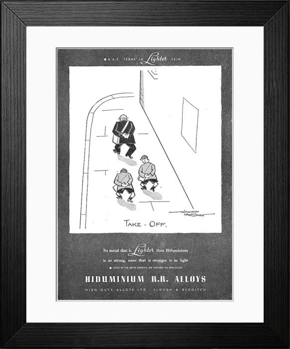 Framed Print : High Duty Alloys : Hiduminium RR Alloys Framed Print : High Duty Alloys : Hiduminium RR Alloys