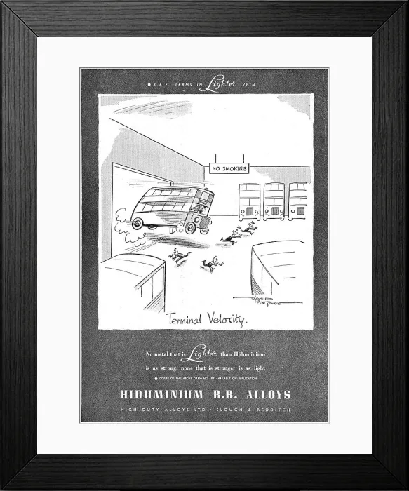 Framed Print : High Duty Alloys : Hiduminium RR Alloys Framed Print : High Duty Alloys : Hiduminium RR Alloys