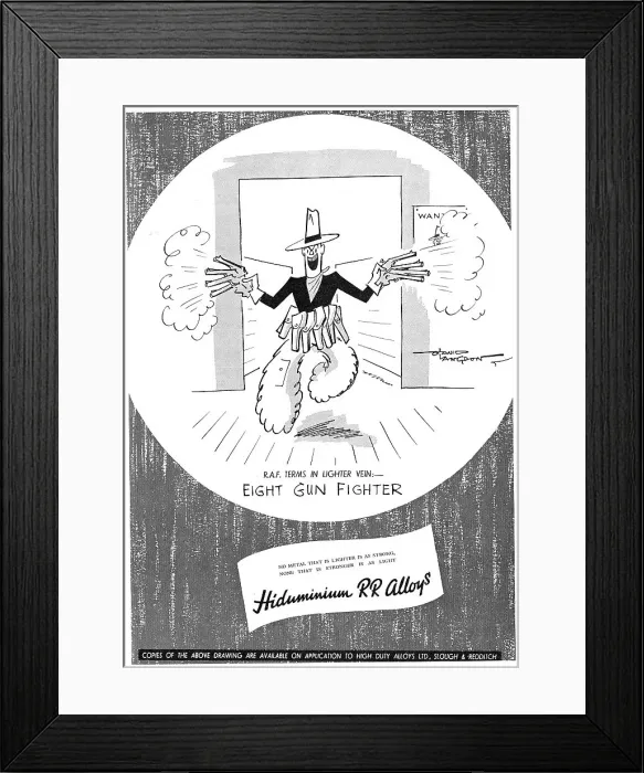 Framed Print : High Duty Alloys : Hiduminium RR Alloys Framed Print : High Duty Alloys : Hiduminium RR Alloys