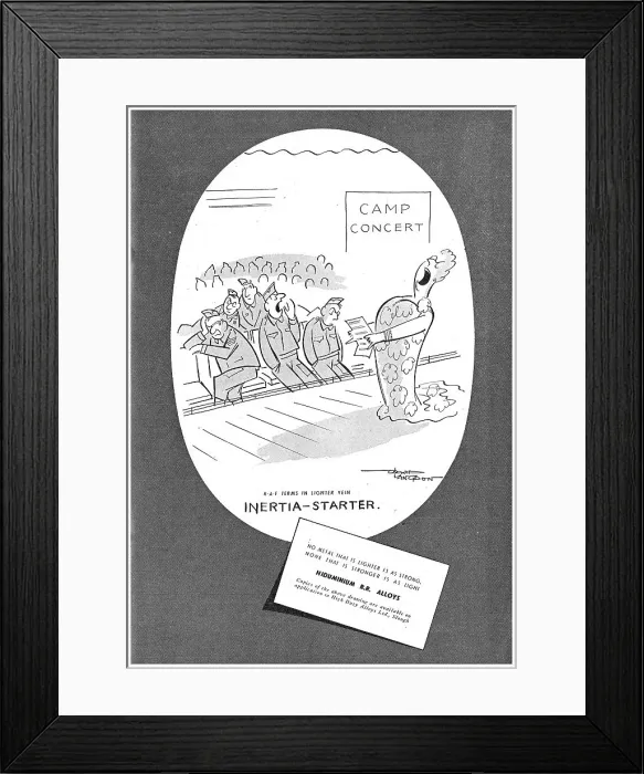 Framed Print : High Duty Alloys - Hiduminium RR Framed Print : High Duty Alloys - Hiduminium RR