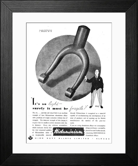 Framed Print : High Duty Alloys - Hiduminium RR56 Framed Print : High Duty Alloys - Hiduminium RR56