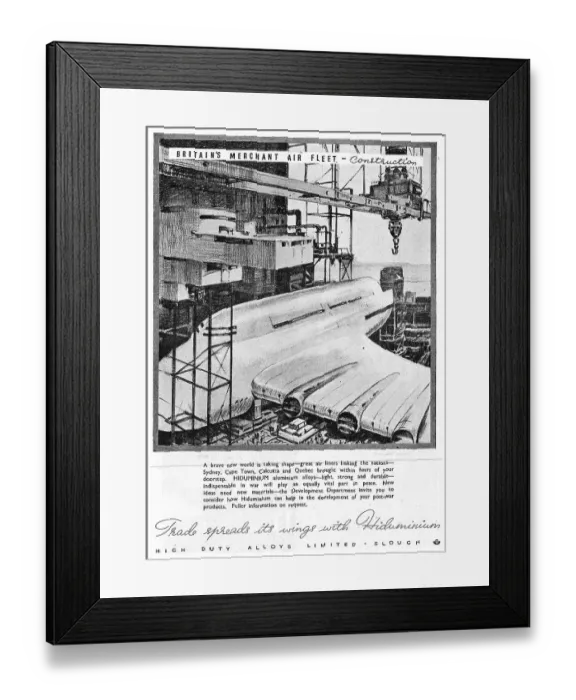 Framed Print : High Duty Alloys - Hiduminium Framed Print : High Duty Alloys - Hiduminium