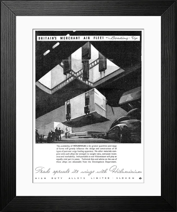Framed Print : High Duty Alloys - Hiduminium Maguminium Framed Print : High Duty Alloys - Hiduminium Maguminium