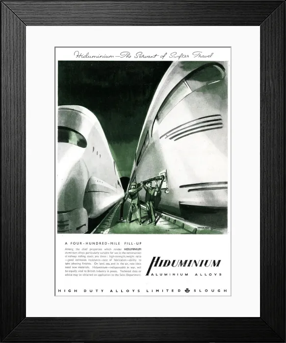 Framed Print : HDA High Duty Alloys Hiduminium Framed Print : HDA High Duty Alloys Hiduminium