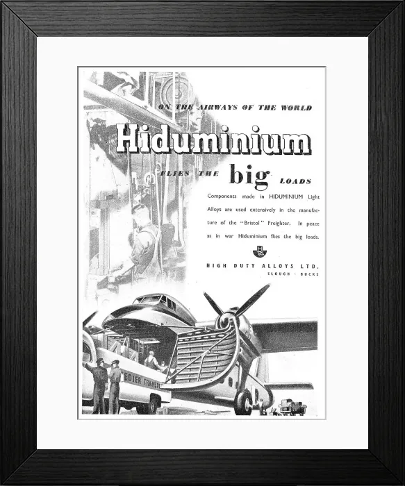 Framed Print : High Duty Alloys - Hiduminium Maguminium Framed Print : High Duty Alloys - Hiduminium Maguminium