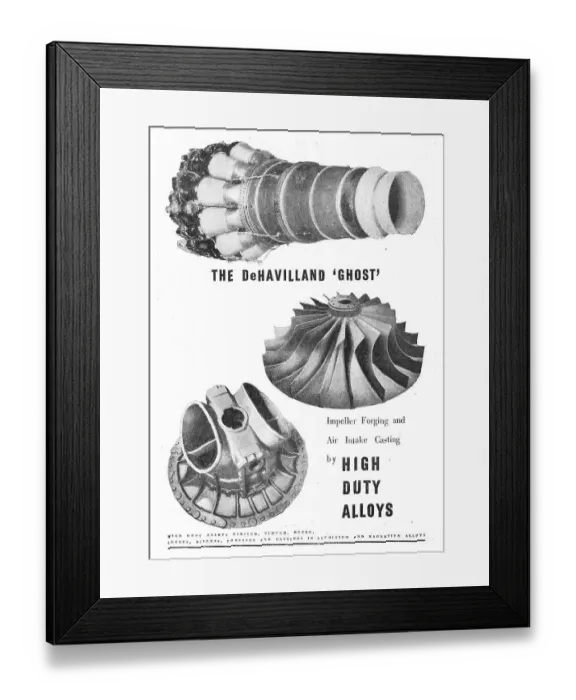 Framed Print : High Duty Alloys - Hiduminium Framed Print : High Duty Alloys - Hiduminium