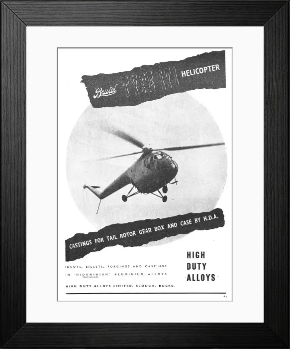 Framed Print : High Duty Alloys - Hiduminium Maguminium Framed Print : High Duty Alloys - Hiduminium Maguminium