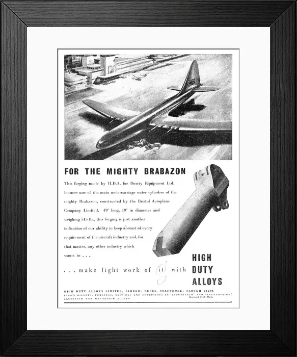 Framed Print : High Duty Alloys - Hiduminium Maguminium Framed Print : High Duty Alloys - Hiduminium Maguminium