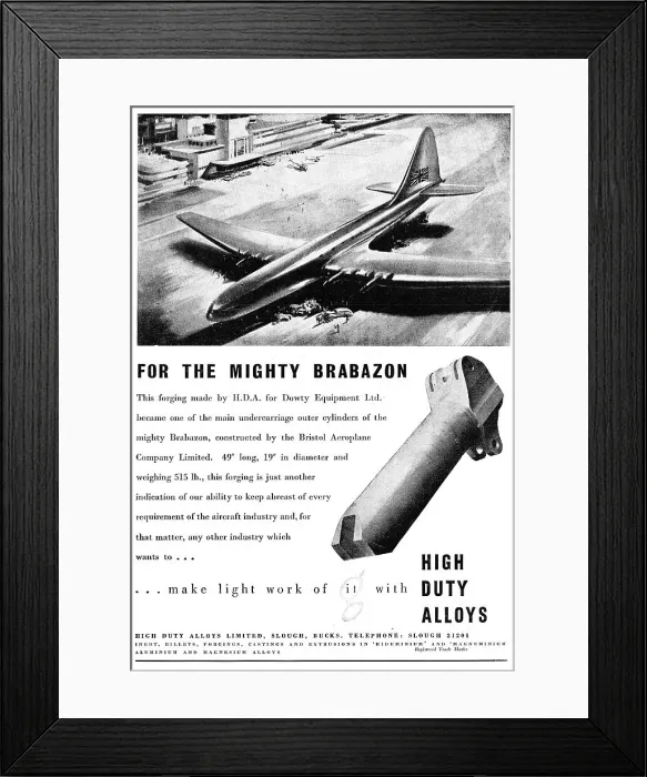 Framed Print : High Duty Alloys. HDA Hiduminium Framed Print : High Duty Alloys. HDA Hiduminium