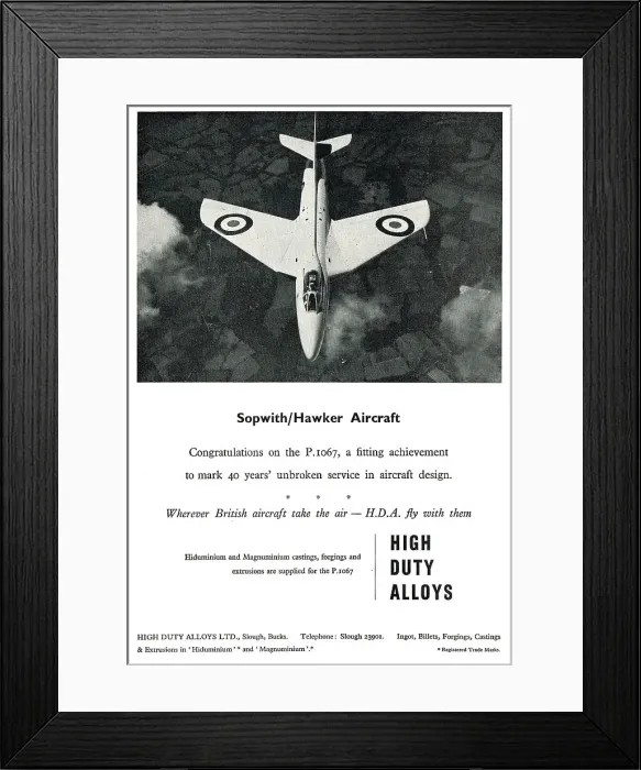 Framed Print : High Duty Alloys - Hiduminium Maguminium Framed Print : High Duty Alloys - Hiduminium Maguminium