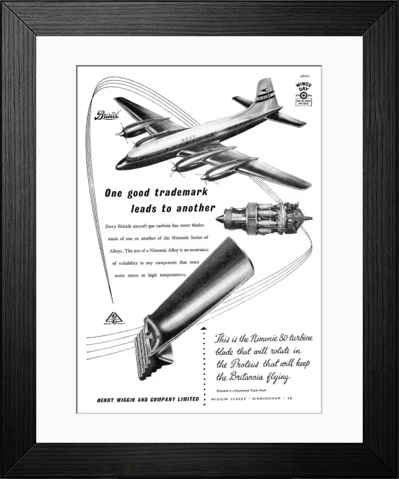 Framed Print : Henry Wiggin Nimonic Alloys Framed Print : Henry Wiggin Nimonic Alloys