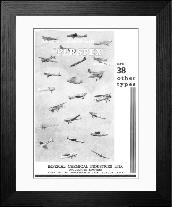 Framed Print : ICI (Mouldrite) Perspex Framed Print : ICI (Mouldrite) Perspex