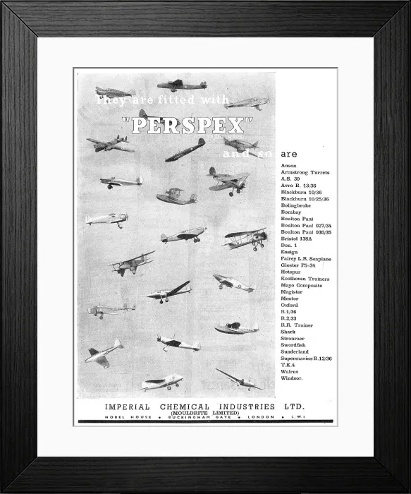 Framed Print : ICI (Mouldrite) Perspex Framed Print : ICI (Mouldrite) Perspex