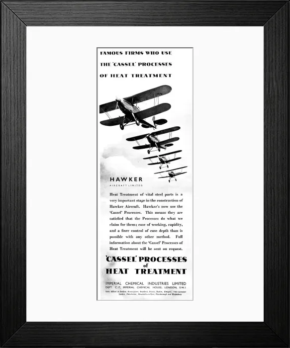 Framed Print : ICI Cassel Heat Treatment Process Framed Print : ICI Cassel Heat Treatment Process