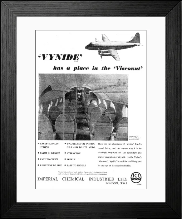 Framed Print : ICI Vynide PVC Coated Fabric Framed Print : ICI Vynide PVC Coated Fabric